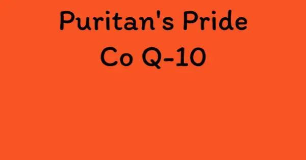 Puritan's Pride Co Q-10
