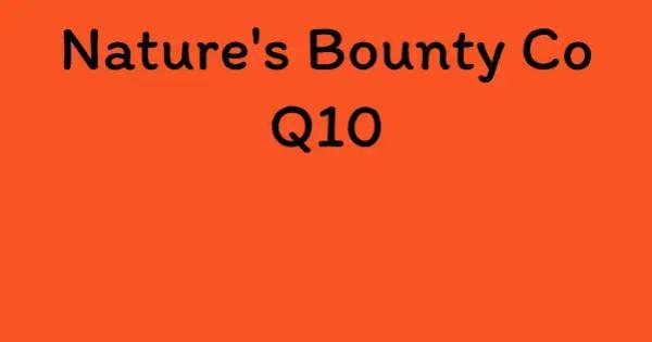 Nature's Bounty Co Q10