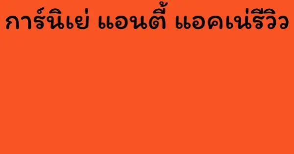 การ์นิเย่ แอนตี้ แอคเน่รีวิว