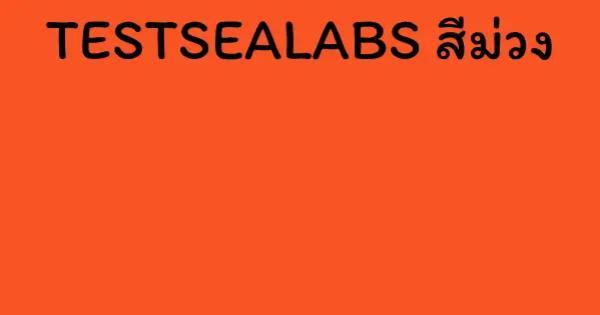 TESTSEALABS สีม่วง