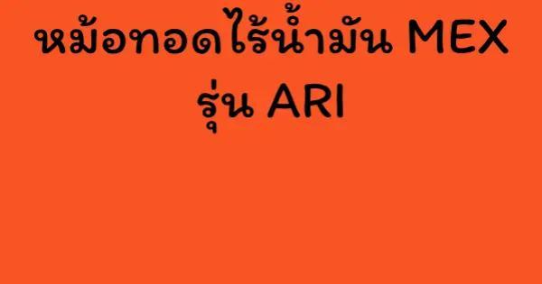 หม้อทอดไร้น้ำมัน MEX รุ่น ARI
