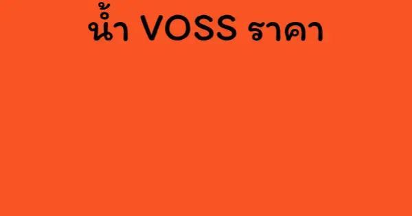 น้ำ VOSS ราคา
