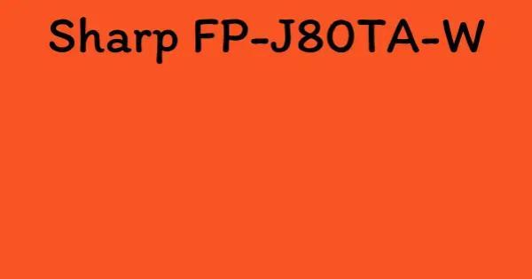 Sharp FP-J80TA-W