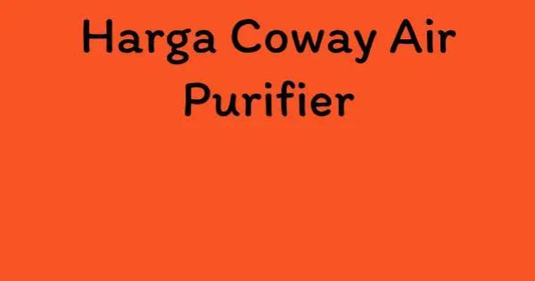 Harga Coway Air Purifier