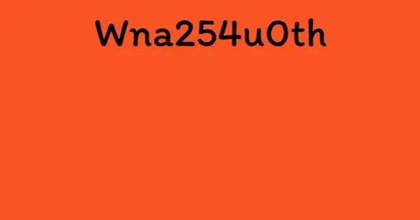 Wna254u0th