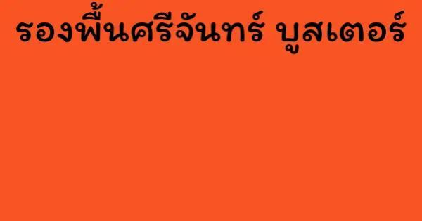 รองพื้นศรีจันทร์ บูสเตอร์