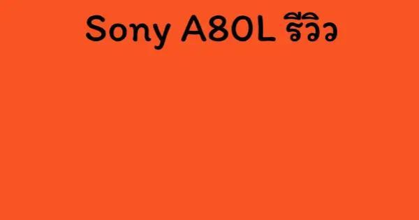 Sony A80L รีวิว