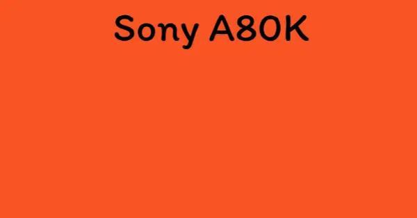 Sony A80K
