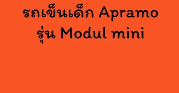 รถเข็นเด็ก Apramo รุ่น Modul mini