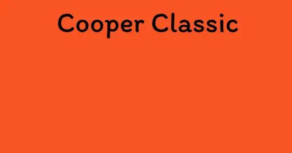 Cooper Classic
